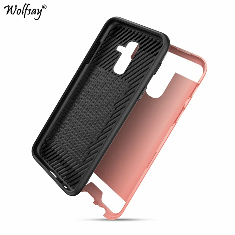 Чехол для samsung Galaxy J8 2018 бронированный силиконовый Жесткий чехол телефона