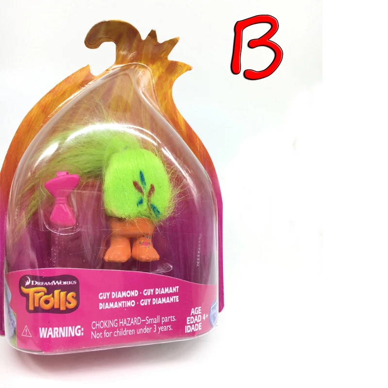 11 стилей мультфильм тролли Dreamworks фильм Фигурки игрушки Poppy ветка Kawaii тролли куклы игрушки для детей детские подарки# E