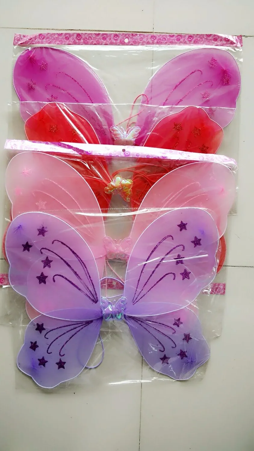 

Wholesale 500pcs/lot Baby Girl Fairy Wings Butterfly Costume