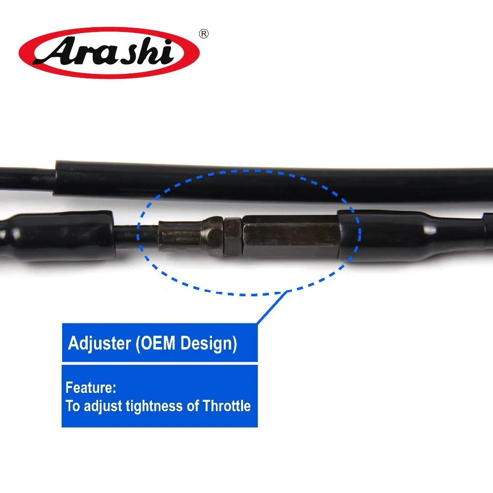 Кабель дроссельной заслонки Arashi для YAMAHA YZF R1 04-06 R 1 2004 2005 2006 кабели из нержавеющей