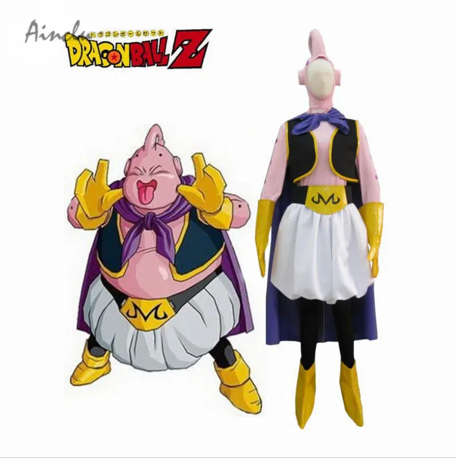 Ainclu, горячая распродажа, Dragon Ball Z, костюмы для косплея, Dragon Ball Z Majin Boo the fat Boo, карнавальный костюм, костюм для полных мужчин, женский костюм