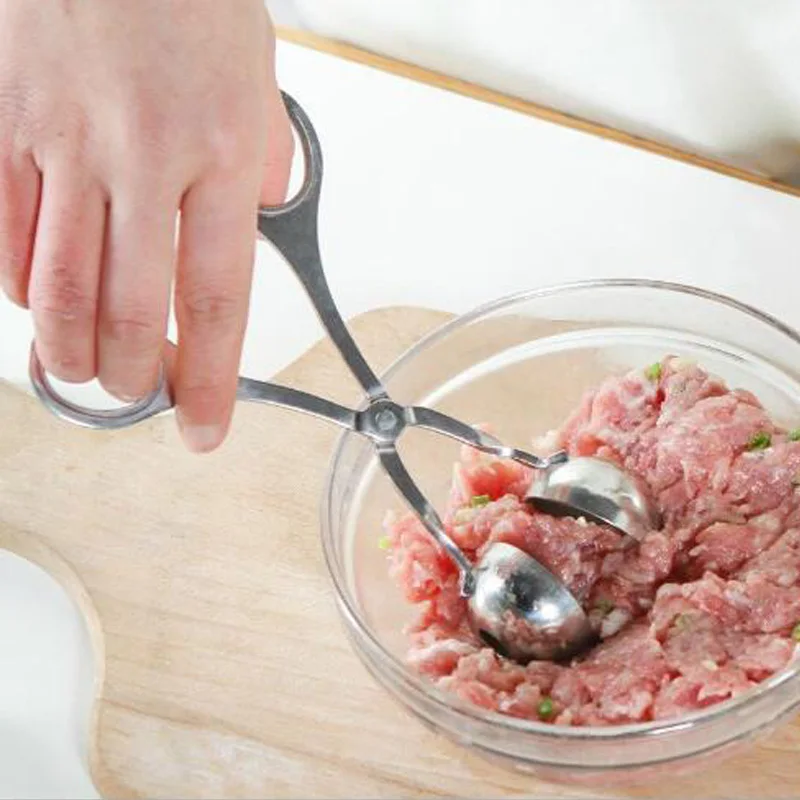 Птица курица мясной мячик рыбный чайник из нержавеющей стали ложка для