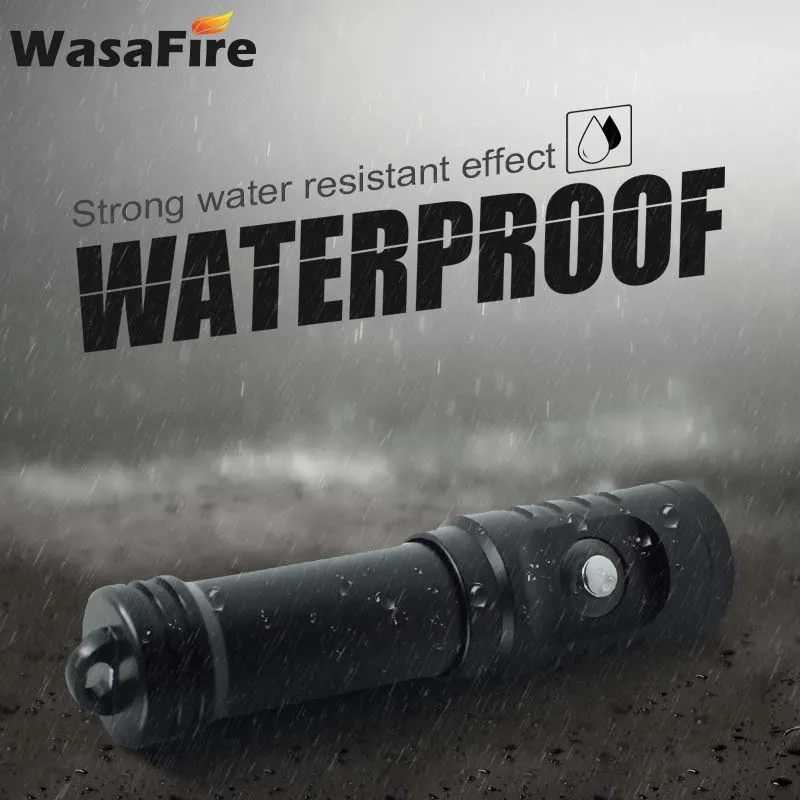 Профессиональный фонарик для дайвинга портативный фонарь подводный охотничий L2