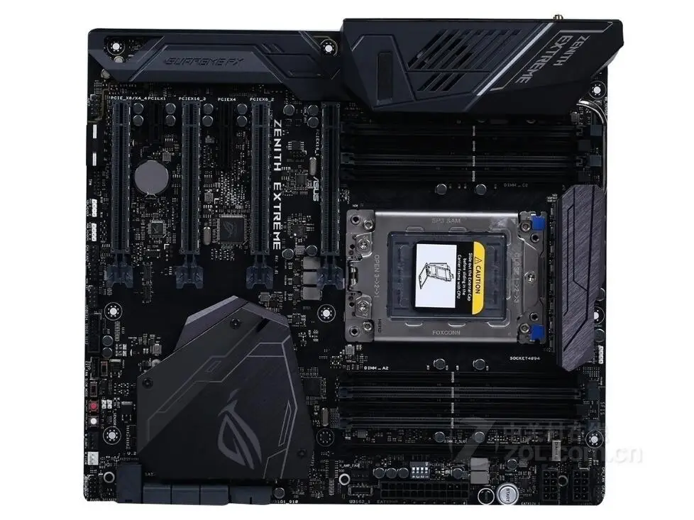 Оригинальная материнская плата Asus ROG Zenith Extreme AMD xкуr/TR4 DDR4 128 ГБ PCI E 3 0 USB3.1 M.2 DIMM.2 RAID ATX