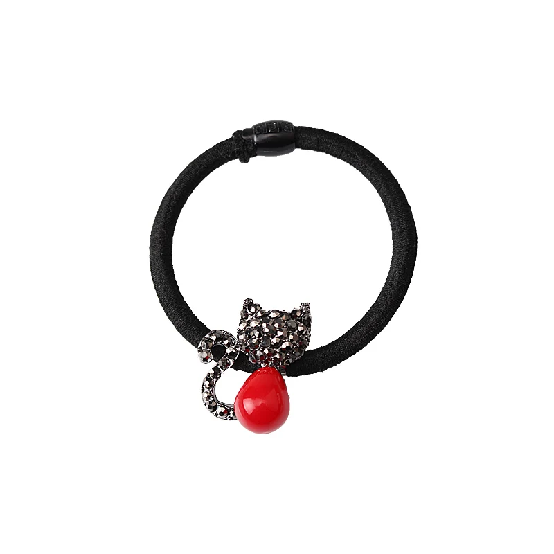 M MISM новый корейский для женщин Девушка аксессуары волос горный хрусталь Cat хвост