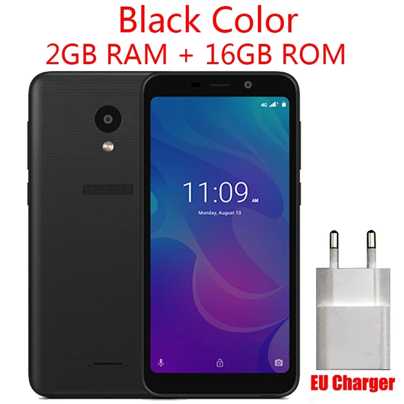Black 2G 16G Официальная глобальная версия Meizu C9, 2 ГБ, 16 ГБ, смартфон, 5,45 дюйма, HD+ ips экран, Передняя 8 Мп, задняя 13 МП, аккумулятор 3000 мАч - Цвет: Black 2G 16G