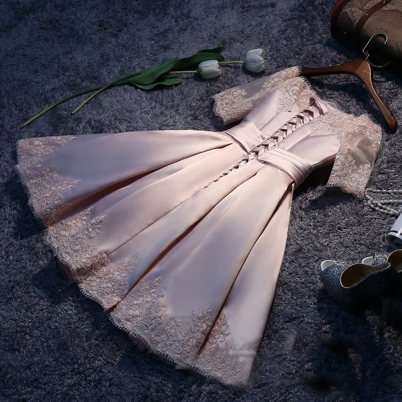 Ruthshen Светоотражающие платья бордового и розового цвета для выпускного вечера