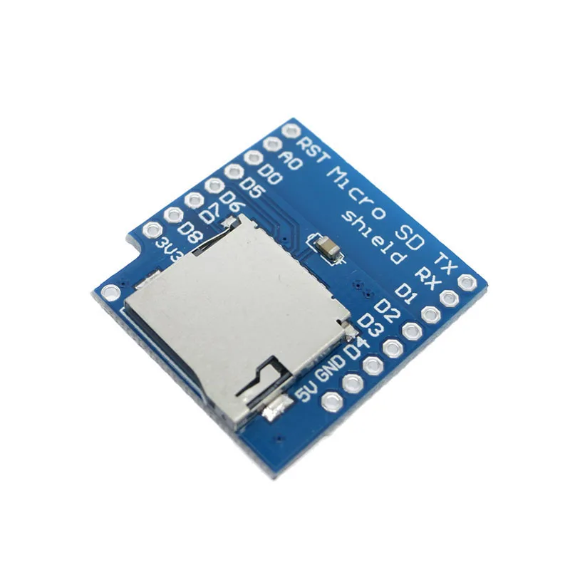Micro SD карта щит для WeMos D1 Мини WiFi ESP8266 TF Память Модуль карты памяти с контактами Arduino