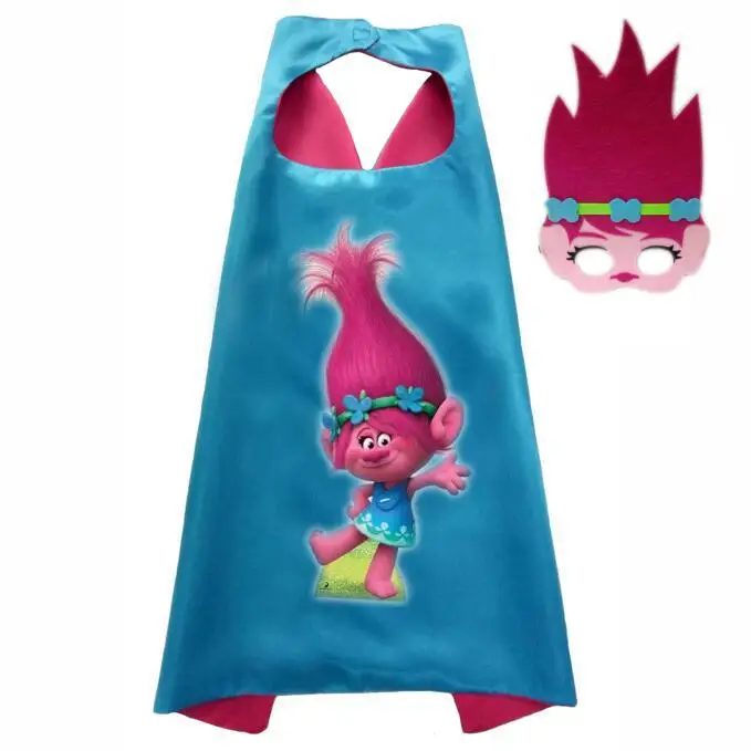 Партия троллей Лесной Мак детская фотомаска Тролли ветки накидки + маска детский