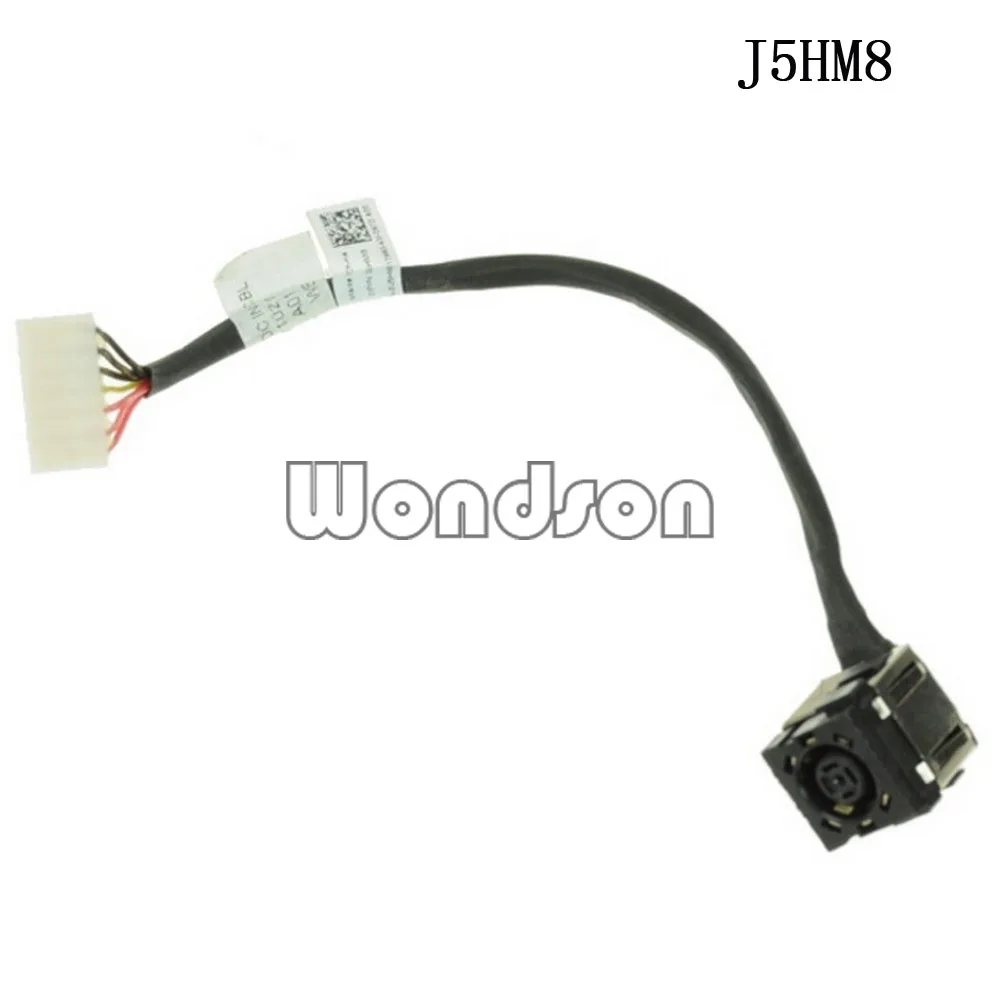 DC кабель для Dell Inspiron 17 5748 входной разъем питания с кабелем J5HM8 0J5HM8 w/1 год
