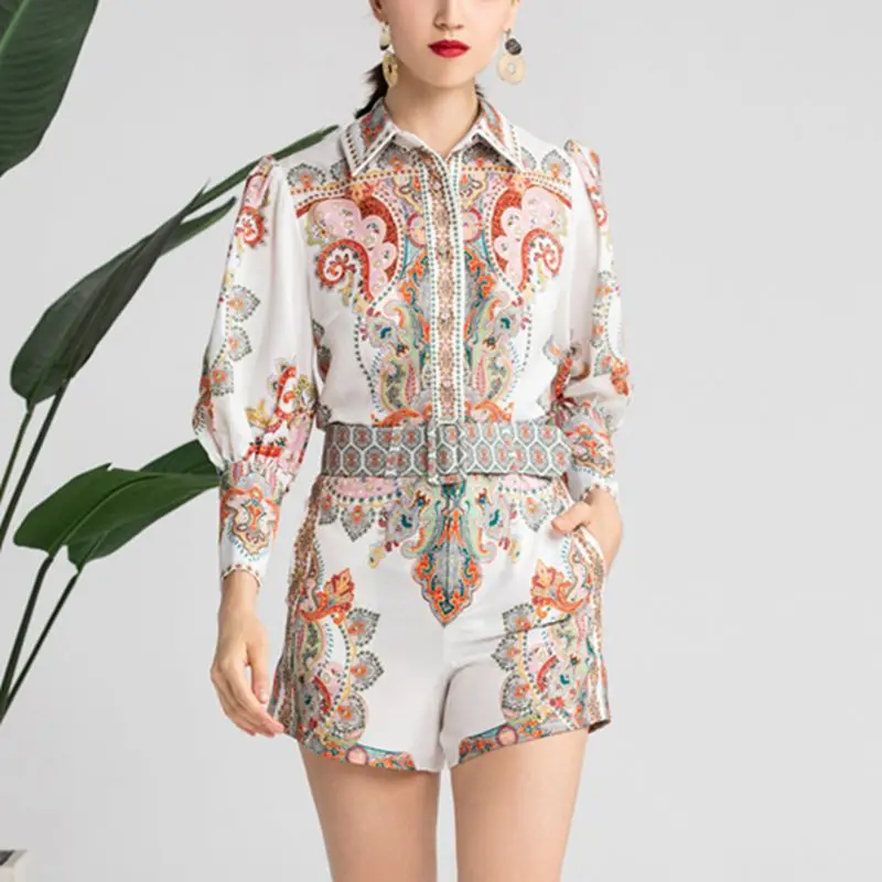 Комплект из 2 предметов для подиума Женский Летний отдых роскошный бренд высокое