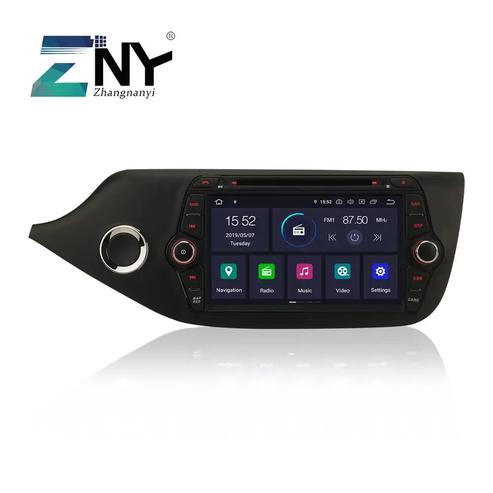 Android 9,0 CarPlay 2 Din Авто Радио для Kia Ceed 2012- Bluetooth Wifi " ips дисплей gps Навигация Аудио Видео Мультимедиа