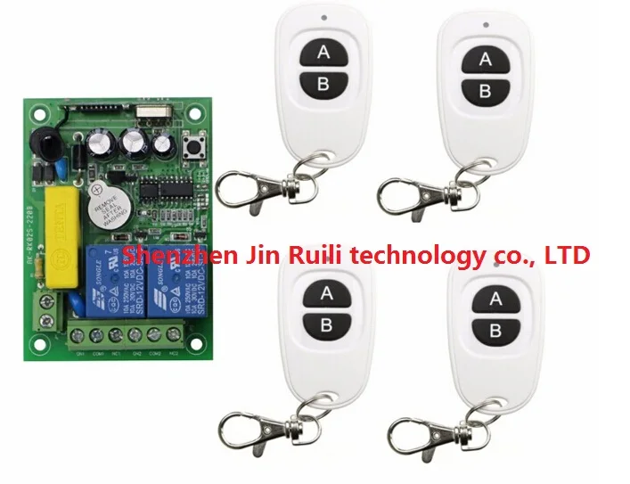AC 220 V 2 channel Wireless Remote Control Switch 1 receiver + 4 transmitter new | Электроника