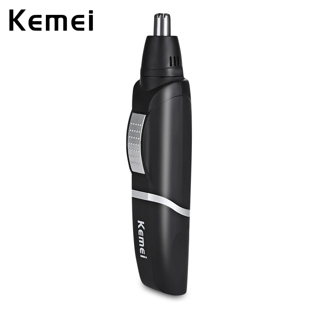 Kemei KM 511 электрический триммер для носа мужчин красота аа батарея нос и ухо волос
