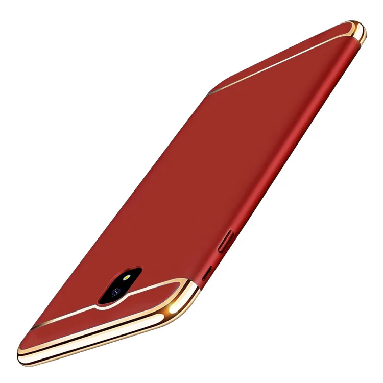 Для samsung Galaxy J7 J730 чехол роскошный бизнес 3 в 1 pc задняя крышка для samsung Galaxy J730 J7 Pro J730FM Coque