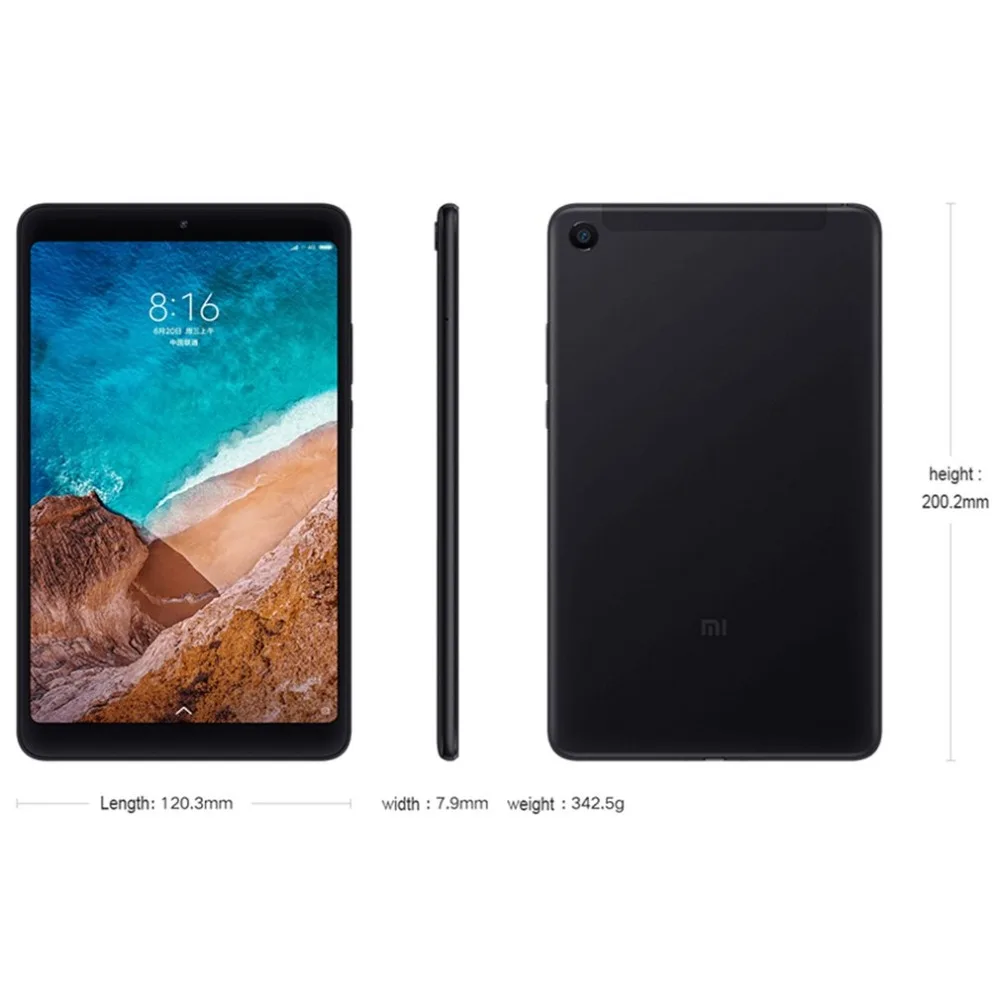 Xiaomi mi Pad 4 OTG Планшеты 8 дюймов ПК Snapdragon 660 Octa Core 1920x1200 13.0MP + 5.0MP Cam Wi Fi Android 0|Планшеты| |