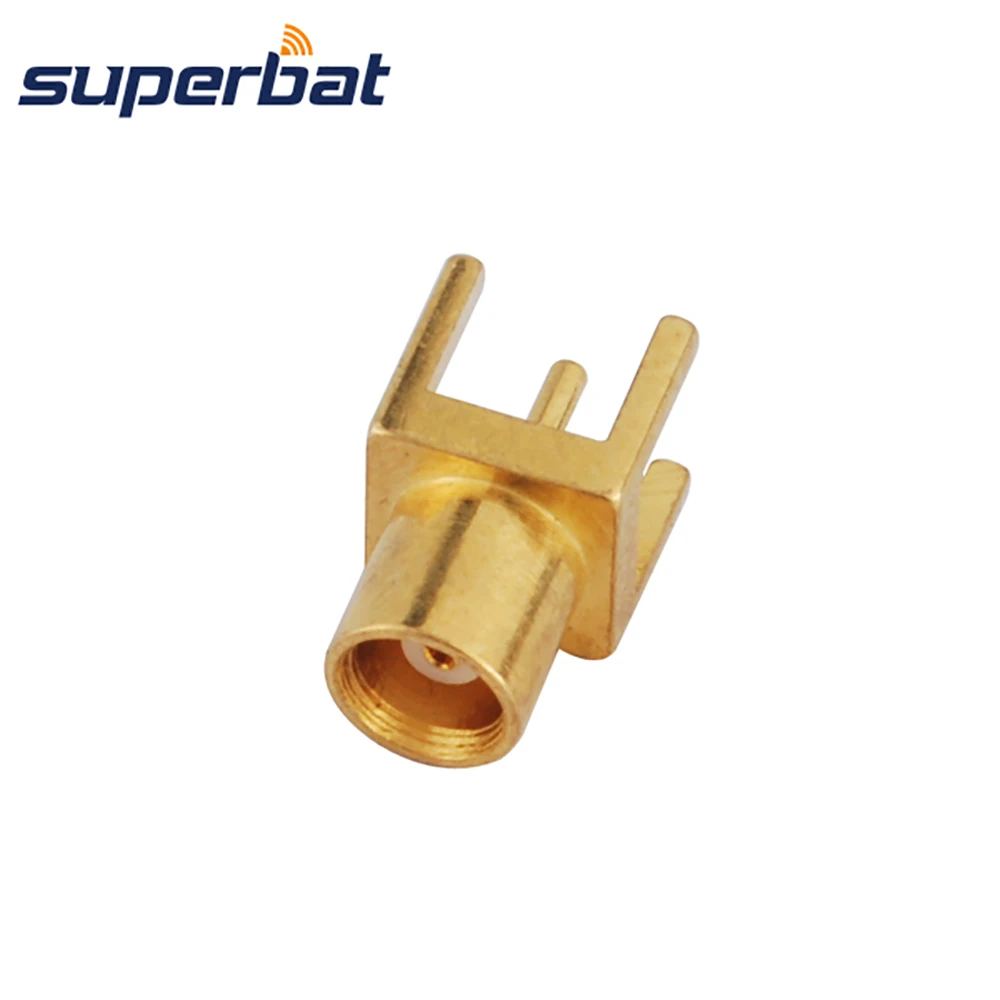 Superbat MCX прямое отверстие гнездо PCB Крепление. 031 &quotс припоем пост 50 Ом