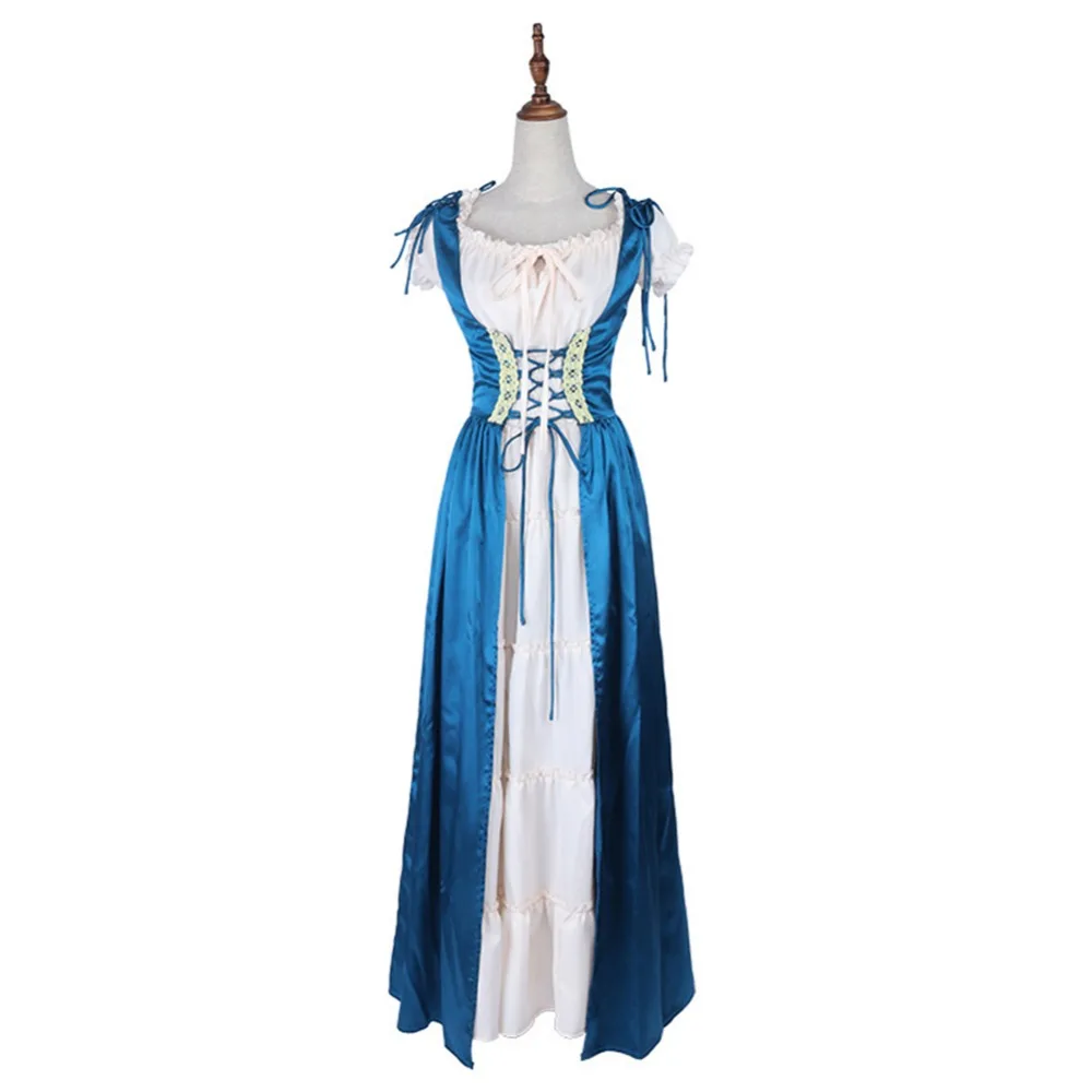 Средневековое винтажное платье в стиле ренессанс среднего возраста женское для