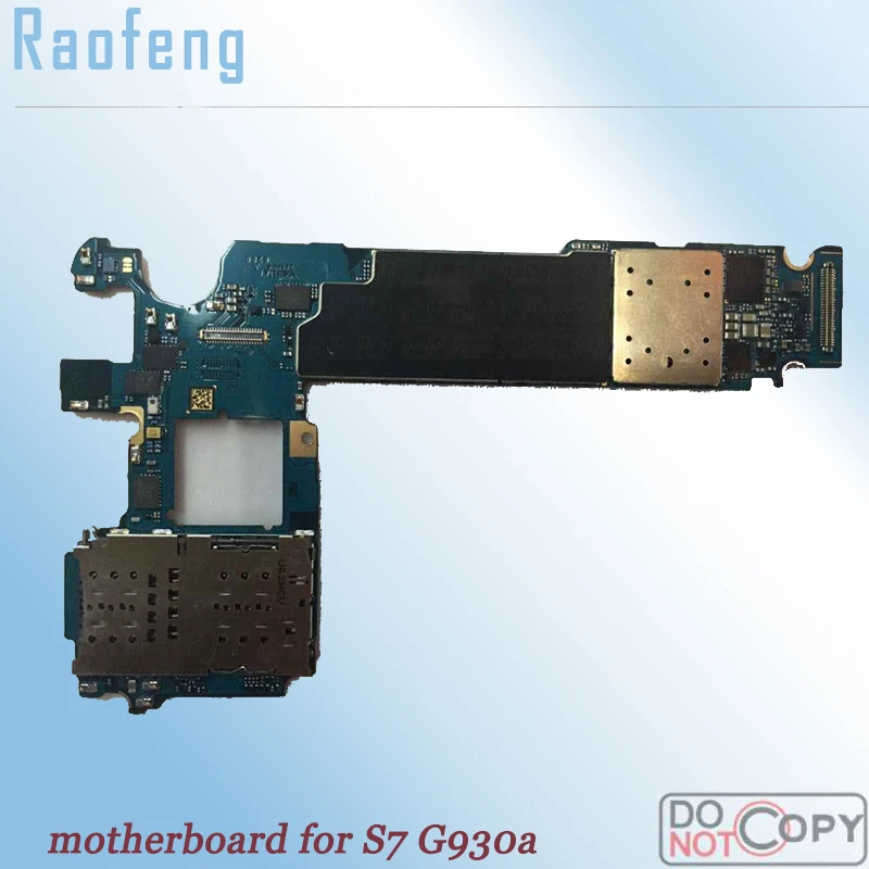 Разблокированная материнская плата Raofeng для Samsung galaxy S7 G930a разобранная