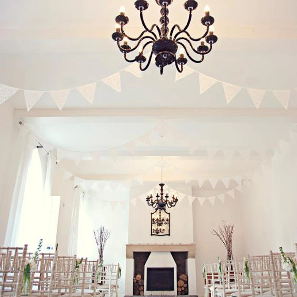 8 м длинные 18 флагов белые флажки для флажков тканевые свадьбы уличвечерние