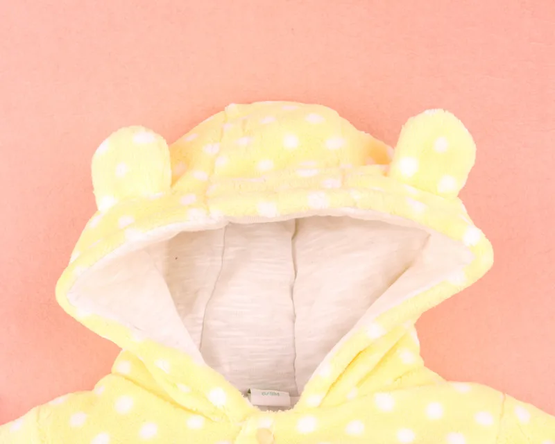 Комбинезоны для новорожденных девочек зимний флисовый комплект одежды