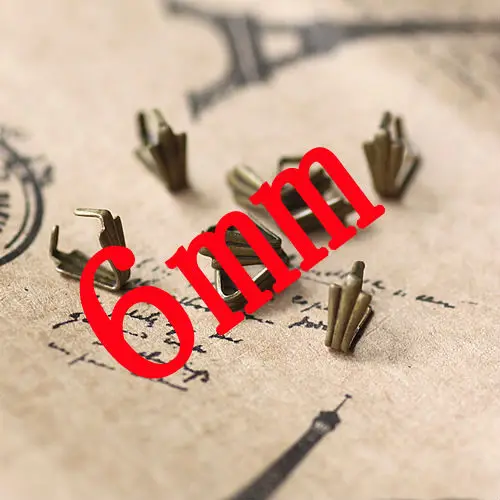 100pcs Wholesale Antique Bronze 9*4/6mm Connected Clasp for Charms and Pendant Jewelry Making DIY Jewelry Accessories