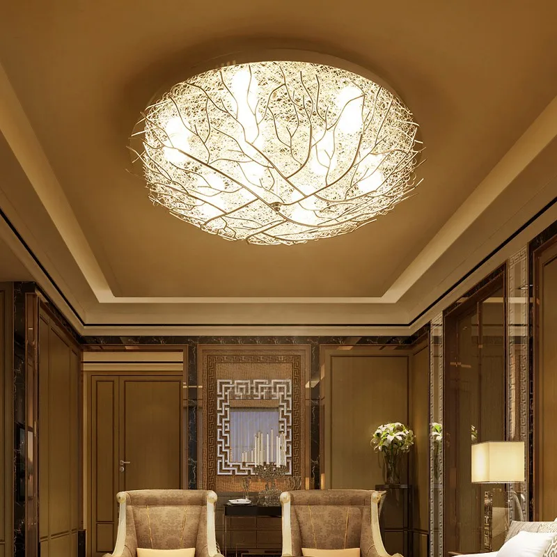 Хрустальные потолочные светильники плафон кристальный свет скандинавский