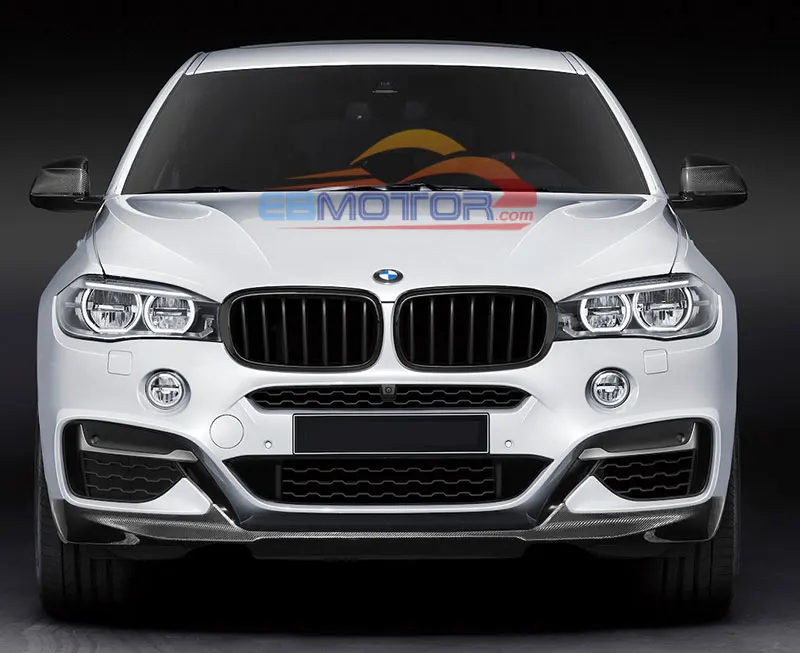 Передний спойлер из настоящего углеродного волокна для BMW F16 X6 M Sport 2014UP B269|spoiler for
