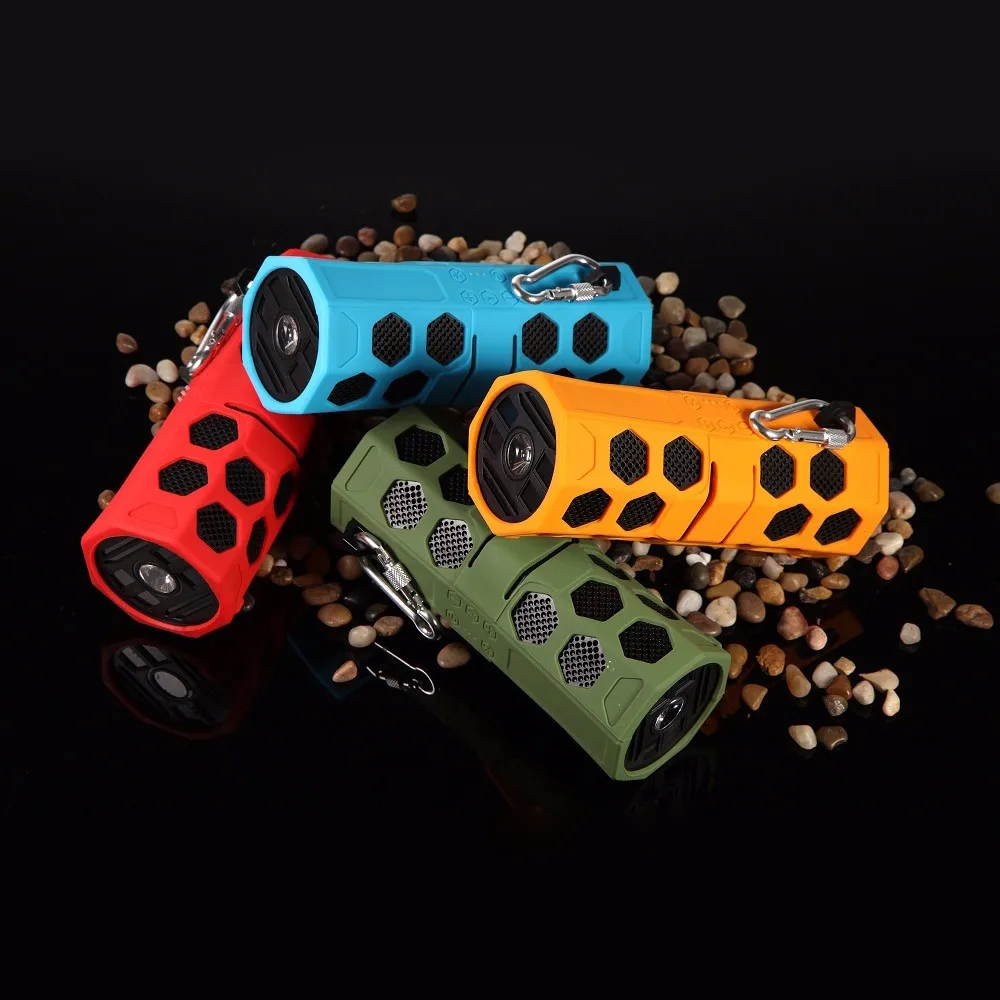 TOPROAD Outdoor Bluetooth Speaker IP65 Waterproof Flash Light SOS Wireless Speakers Dual Bass Altavoz Support MIC Handfree TF |
