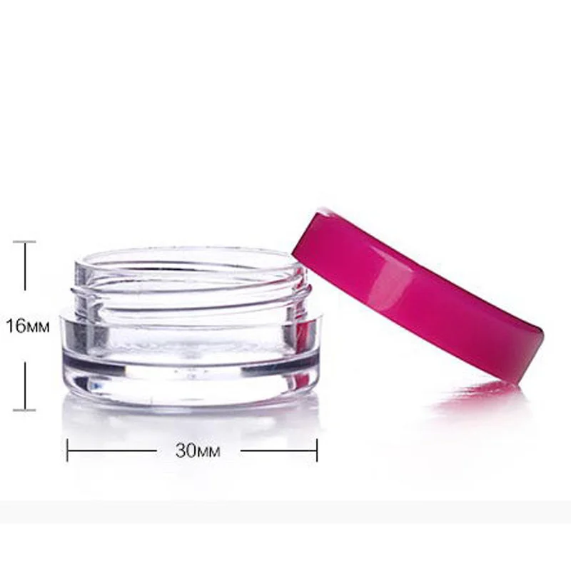 100PCS Eyeshadow Lip Balm Makeup Face Cosmetic Empty Jar Pot Cream Containers | Красота и здоровье