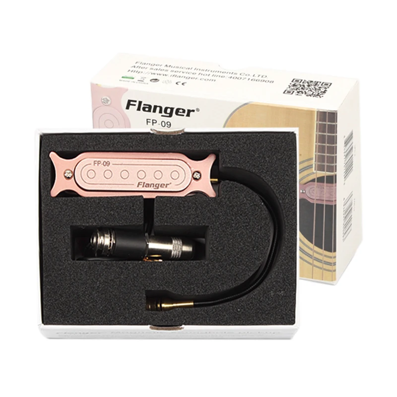 Flanger FP 09 гитары Магнитная розетка акустической Пикап 6 отверстий