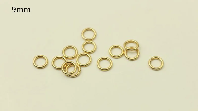 Light gold 20 шт./лот D кольца пряжки для сумки аксессуары 2 точки кольца поделки крюк цепь для сумки ключ металлический чехол, аксессуары оптом - Цвет: Light gold