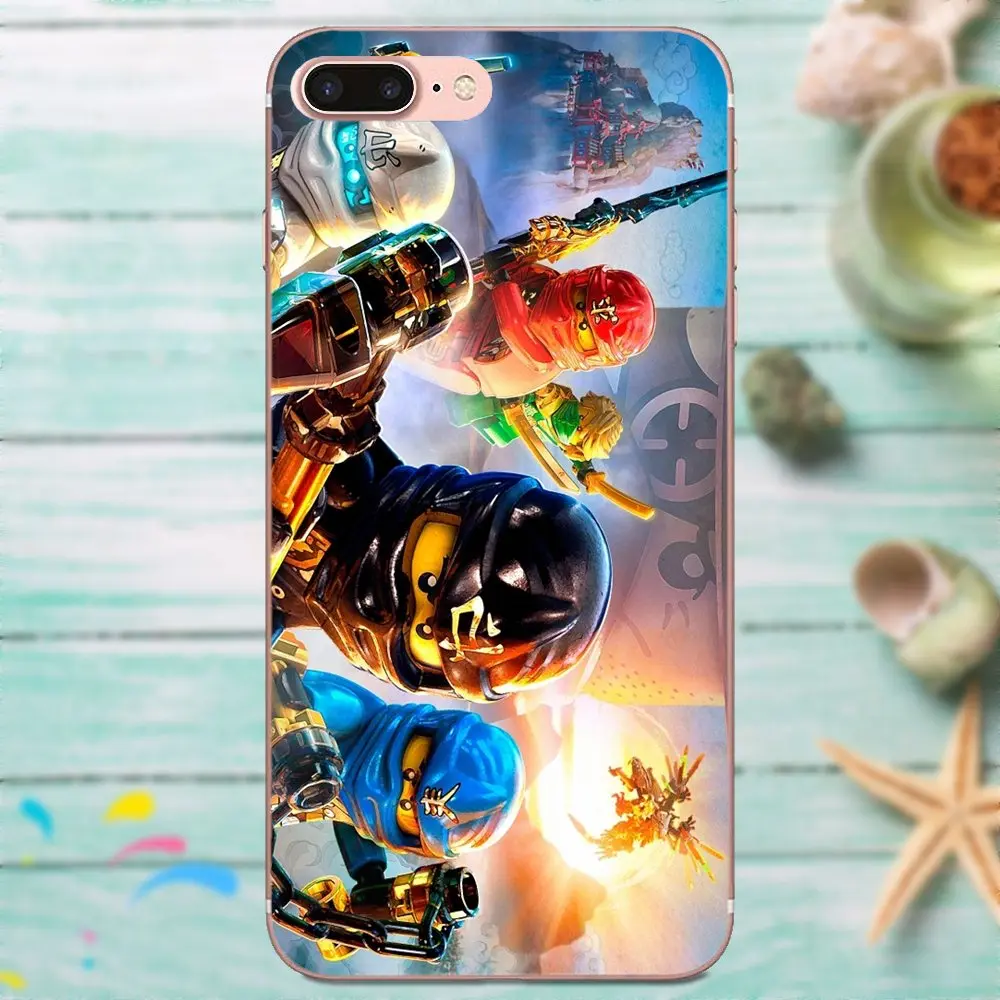 Для Apple iPhone 4 4S 5 5C 5S SE 6 6S 7 8 Plus X XS Max XR стильный дизайн Ninjago|Чехлы-накладки| |