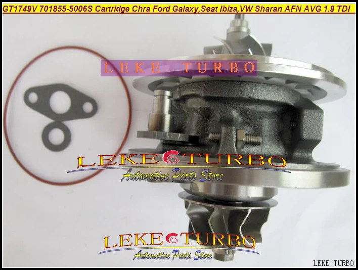 Турбокартридж Chra GT1749V 701855 0006 0002 S для Ford Galaxy Seat Ibiza VW Sharan AFN AVG 028145702 л