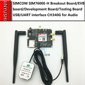 Флэш-память SIM7600E SIM7600SA SIM7600A, тестовая плата, флэш-память, USBUART CH340G для аудио, LTE, GPS