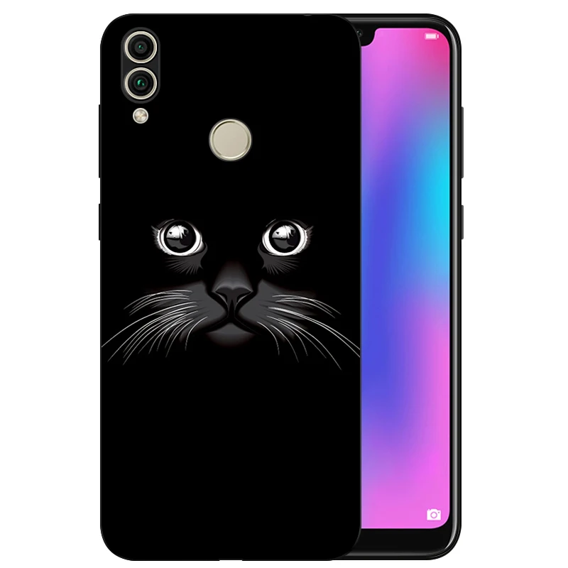 Чехлы для Honor 8C мягкий силиконовый чехол Huawei чехлы телефонов из ТПУ 8 C задние |