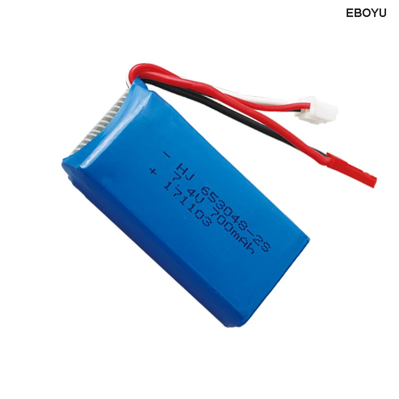 EBOYU 7 4 V 700mAh Сменный литий полимерный аккумулятор для Syma F1 Feilun FT007 FX059 FX176 RC лодка