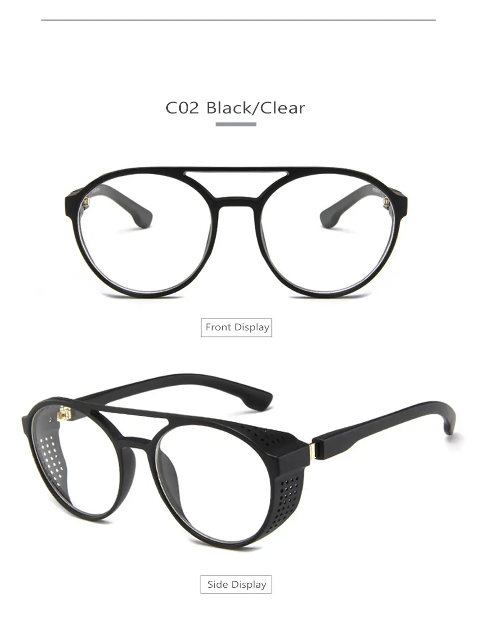 Vintage Men Steampunk Sunglasses Women Retro Goggles Round Flip Up Glasses Steam Punk Eyewear Z094
