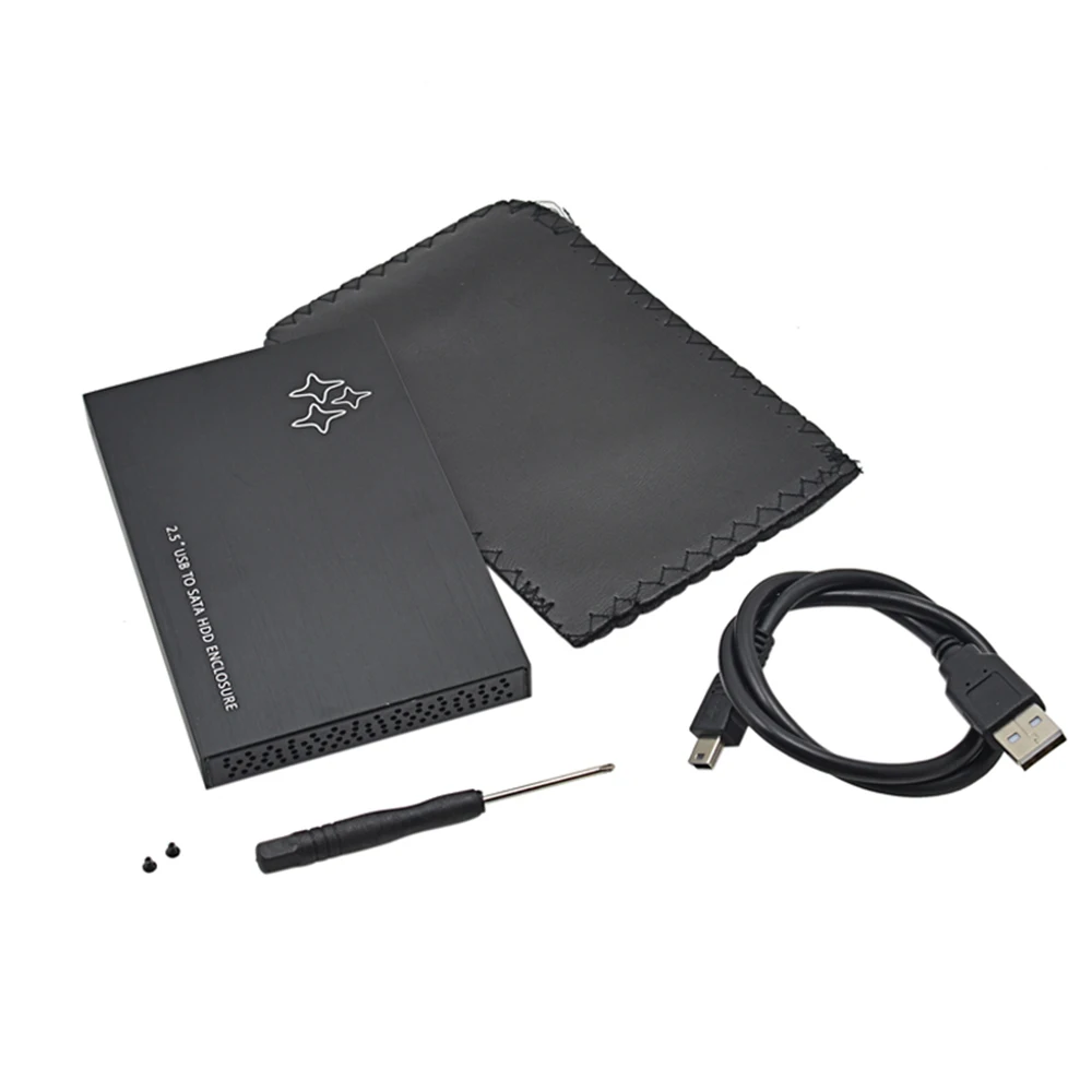 TISHRIC коробка для 2 5 дюймов SATA к USB 0 внешний жесткий диск HD HDD SSD DVD 500 ГБ корпус 1 ТБ