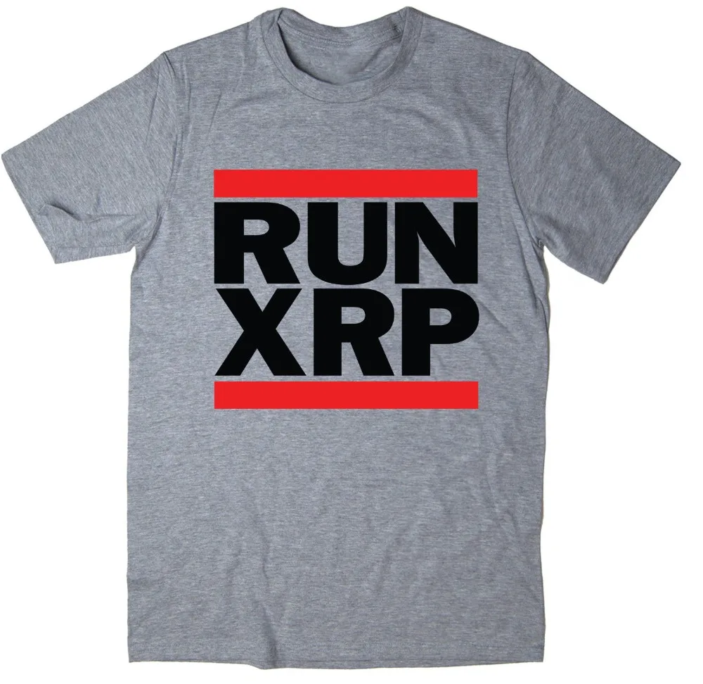 Футболка Runner XRP-Ripple-Run Dmc Биткоин-Майнер для криптовалюты 2019 последняя мужская