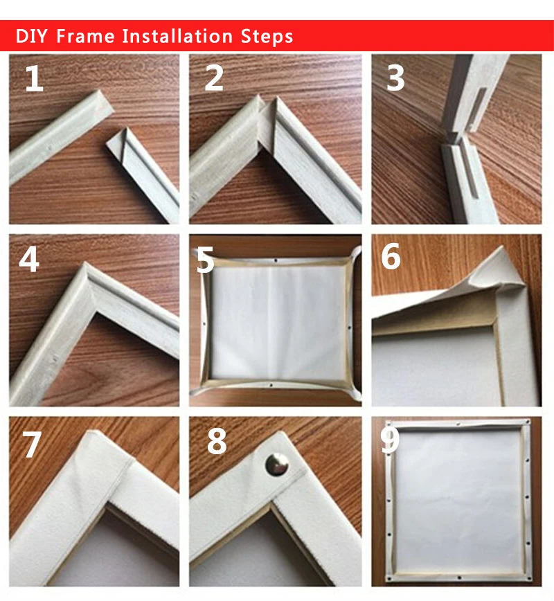 BAISITE Diy картина по номерам в рамке Комбинированная рамка деревянная рамка для картин в рамке 40x50 см