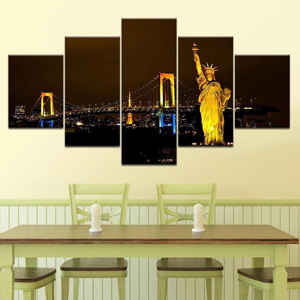 Радужный мост Национальный памятник 5 шт. современные модульные обои картина для