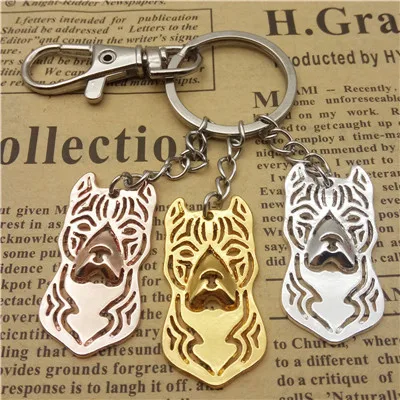 Elfin американский стаффордширский терьер ключ Цепи Мода Собака Брелоки для автомобиля питбуль Брелоки ювелирные милый женский мужской домашних jewellery подарок