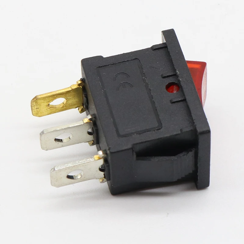 1 шт. мини 3 Pin Dashboard On Off Position кулисный переключатель с подсветкой Spst