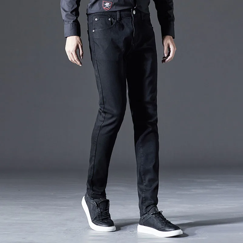 Новинка 2018 высококачественные дизайнерские мужские джинсы Длинные прямые