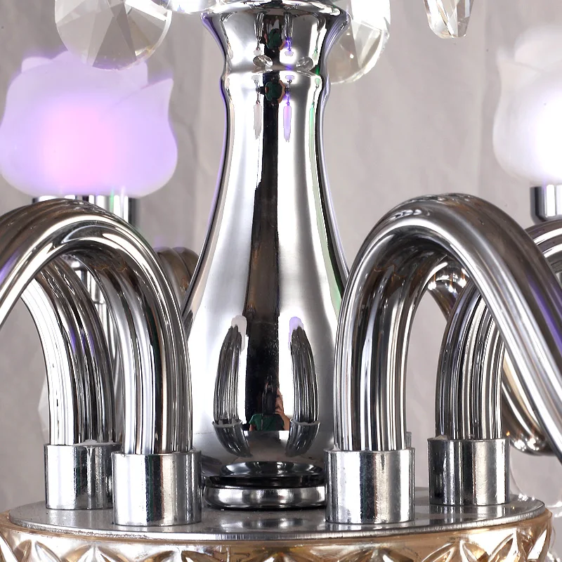 Современные светодиодные разноцветные хрустальные подвесные лампы акриловый