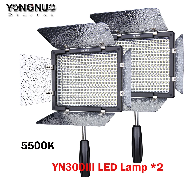 Светодиодная лампа для видеосъемки Yongnuo YN300III YN300 lIl 5500K CRI95 с пультом