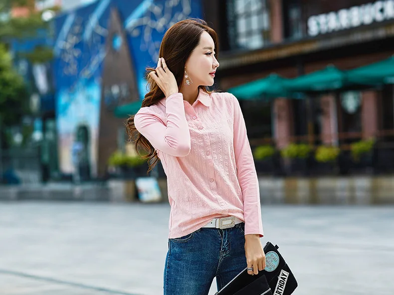 Рубашка с длинным рукавом, женские блузки, хлопковые рубашки, blusas mujer de moda, размера плюс, женская блузка, повседневные женские топы, chemise femme