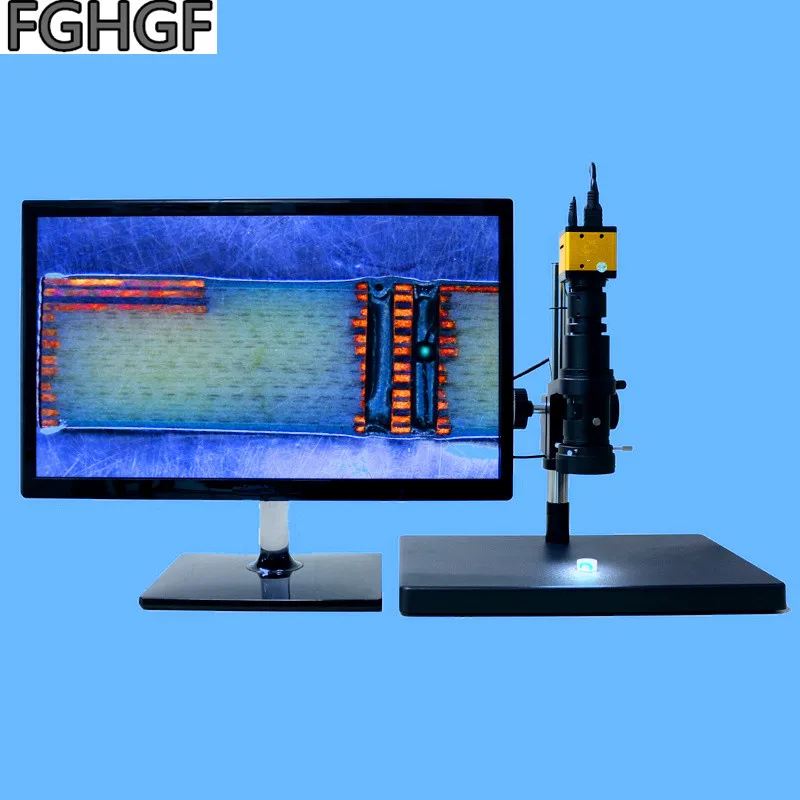 FGHGF HDMI 200 мегапиксельная камера HD электронный микроскоп 0745 зум объектив с