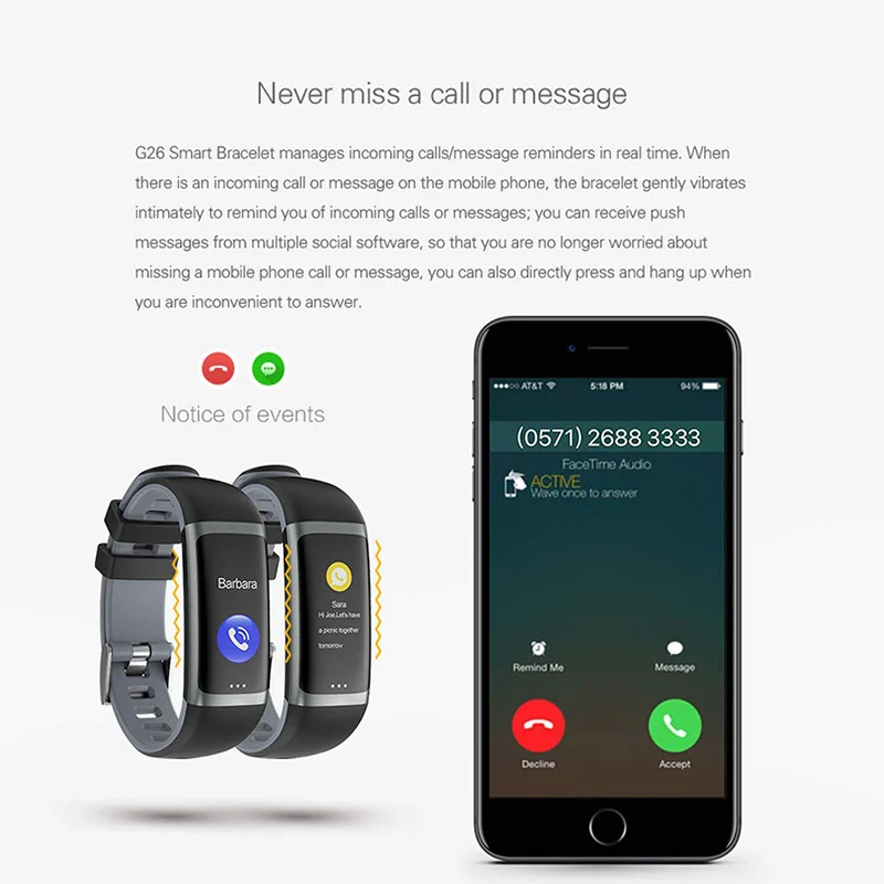 Цветной экран умный Браслет для здоровья измеритель артериального давления